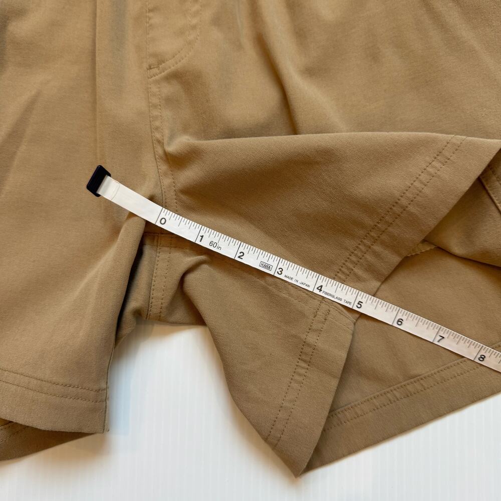 Wowie Sapien Casual Shorts Tan Men's Large 5" Inseam Outdoor Gorpcore Desertcore - Picture 5 of 13